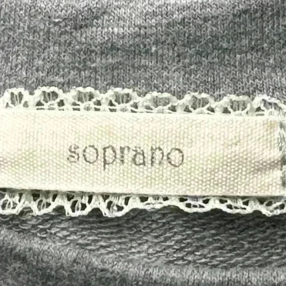 Soprano - Grey #Weekend Comfy Shirt- Girl’s Lg (14) - Picture 4 of 5